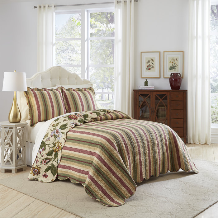 Waverly Laurel Springs Reversible Comforter Set & Reviews
